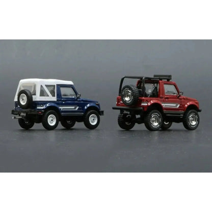 Suzuki Jimny SJ413 blue LHD BM Creations 1/64 | Motors Miniatures