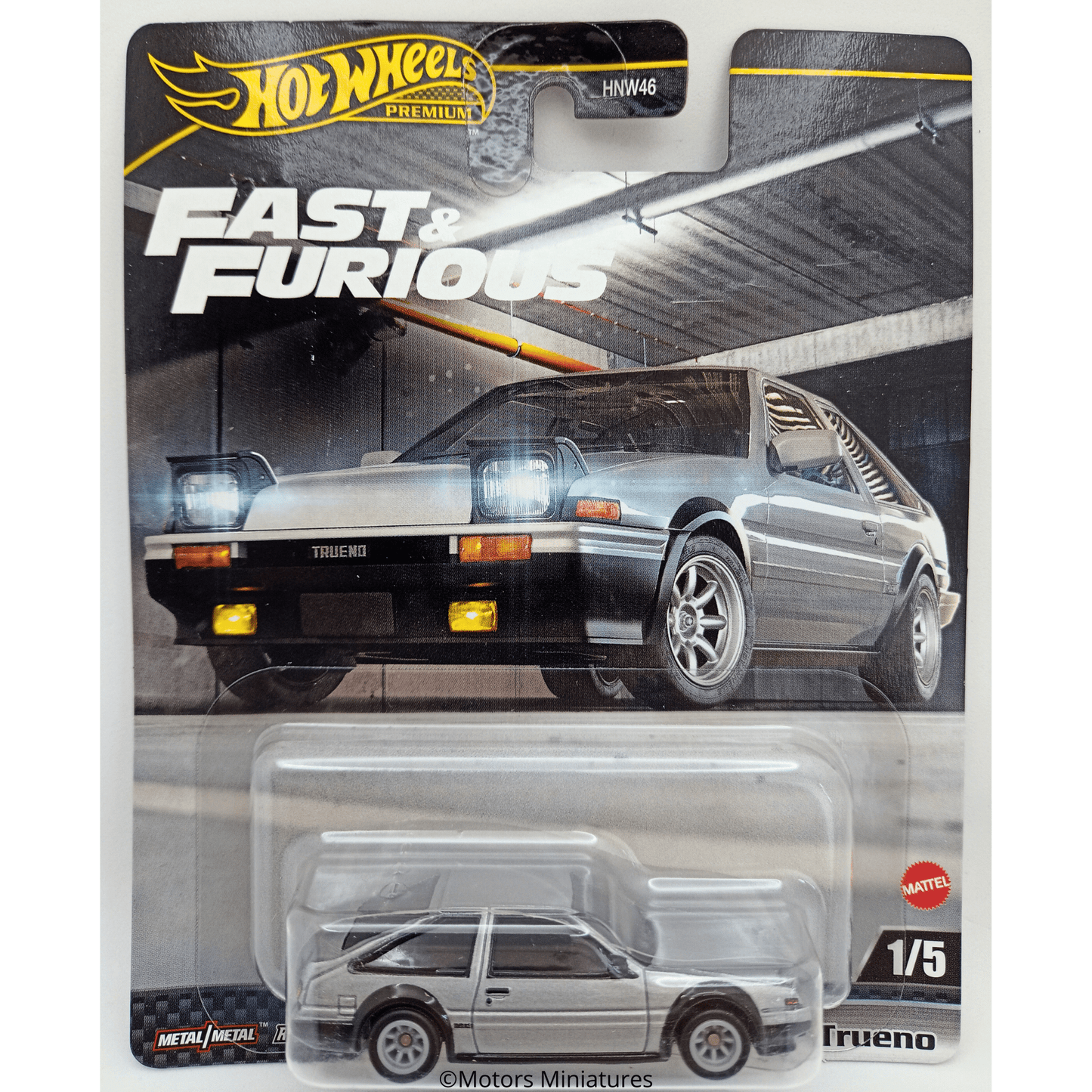 Toyota AE86 Sprinter Trueno Fast and Furious Hotwheels 1/64 - HVR61 - HNW46