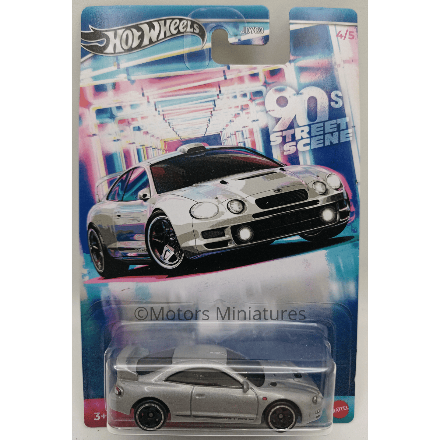 Toyota Celica GT - Four 1995 90's Street Scene Hotwheels 1/64 - JCB60