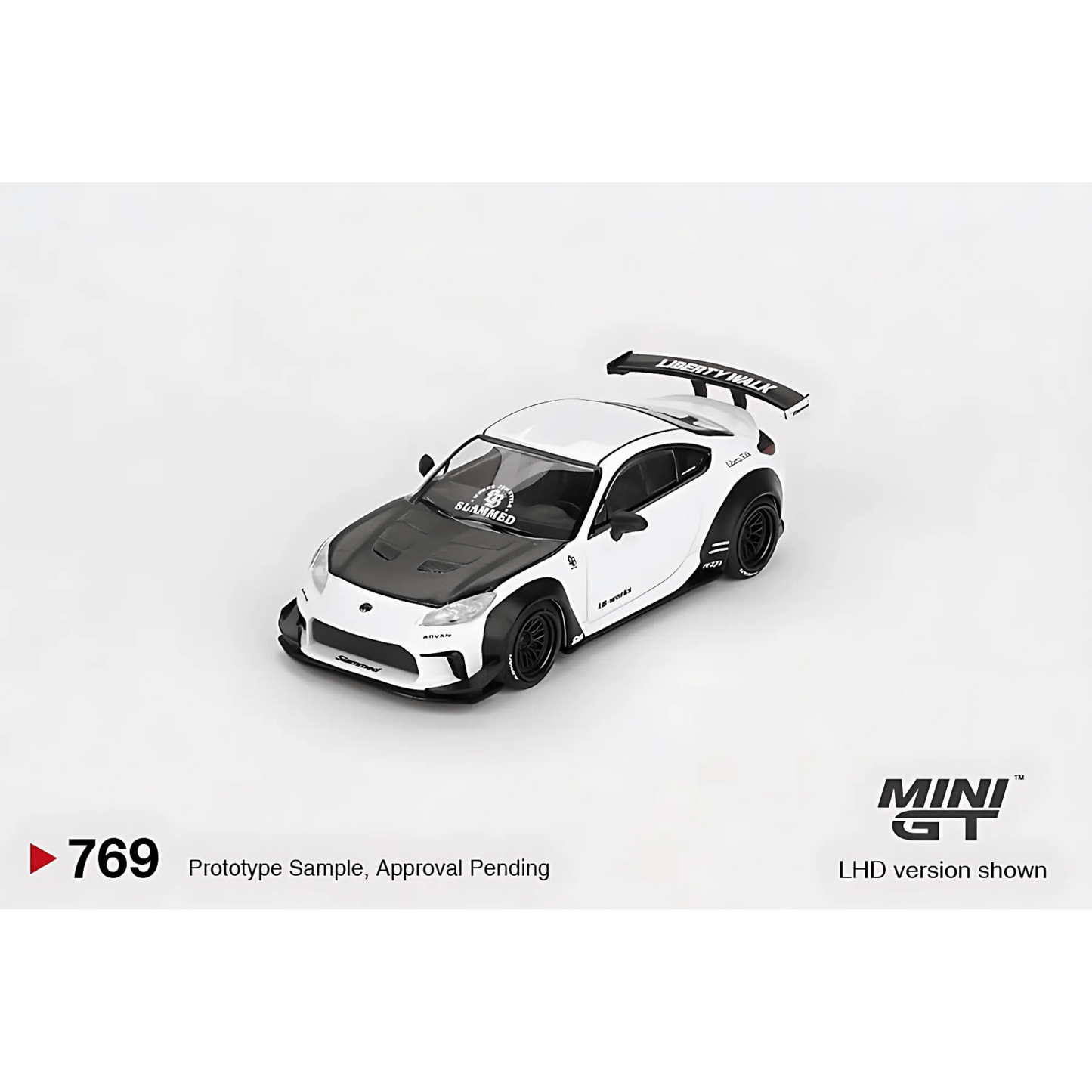 Toyota GR86 LB Nation Blanc LHD Mini GT 1/64 - MGT00769 - L