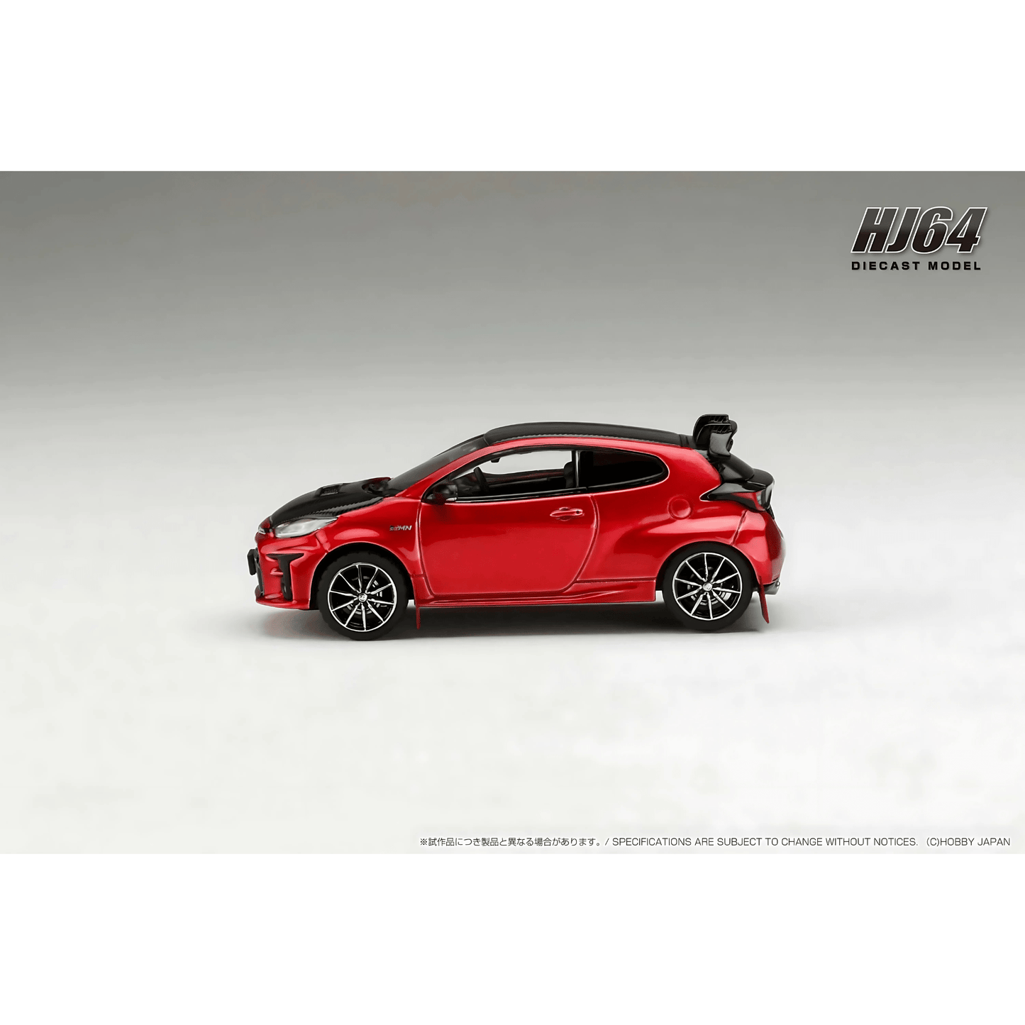 Toyota GRMN Yaris Rally Package with GR Parts Hobby Japan 1/64 - HJ643024RR