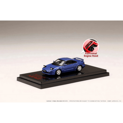 Toyota MR2 SW20 GT - S 1996 Open Headlight Purblish Blue Mica Metallic Hobby Japan 1/64 - HJ641045HBL