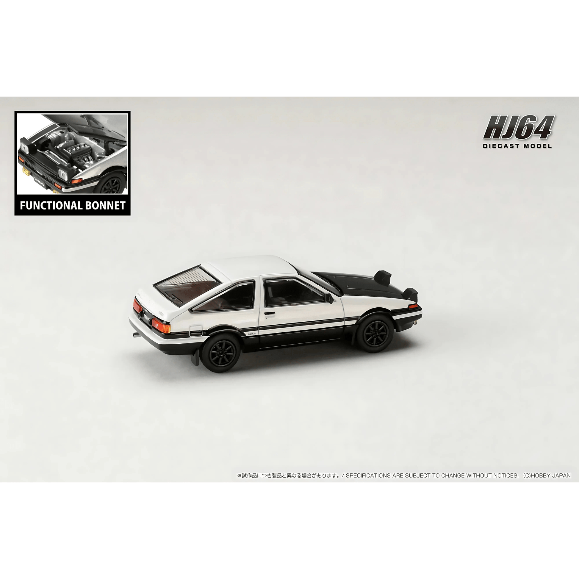 Toyota Sprinter Trueno GT APEX AE86 JDM Style Hobby Japan 1/64 - HJ641052BWB