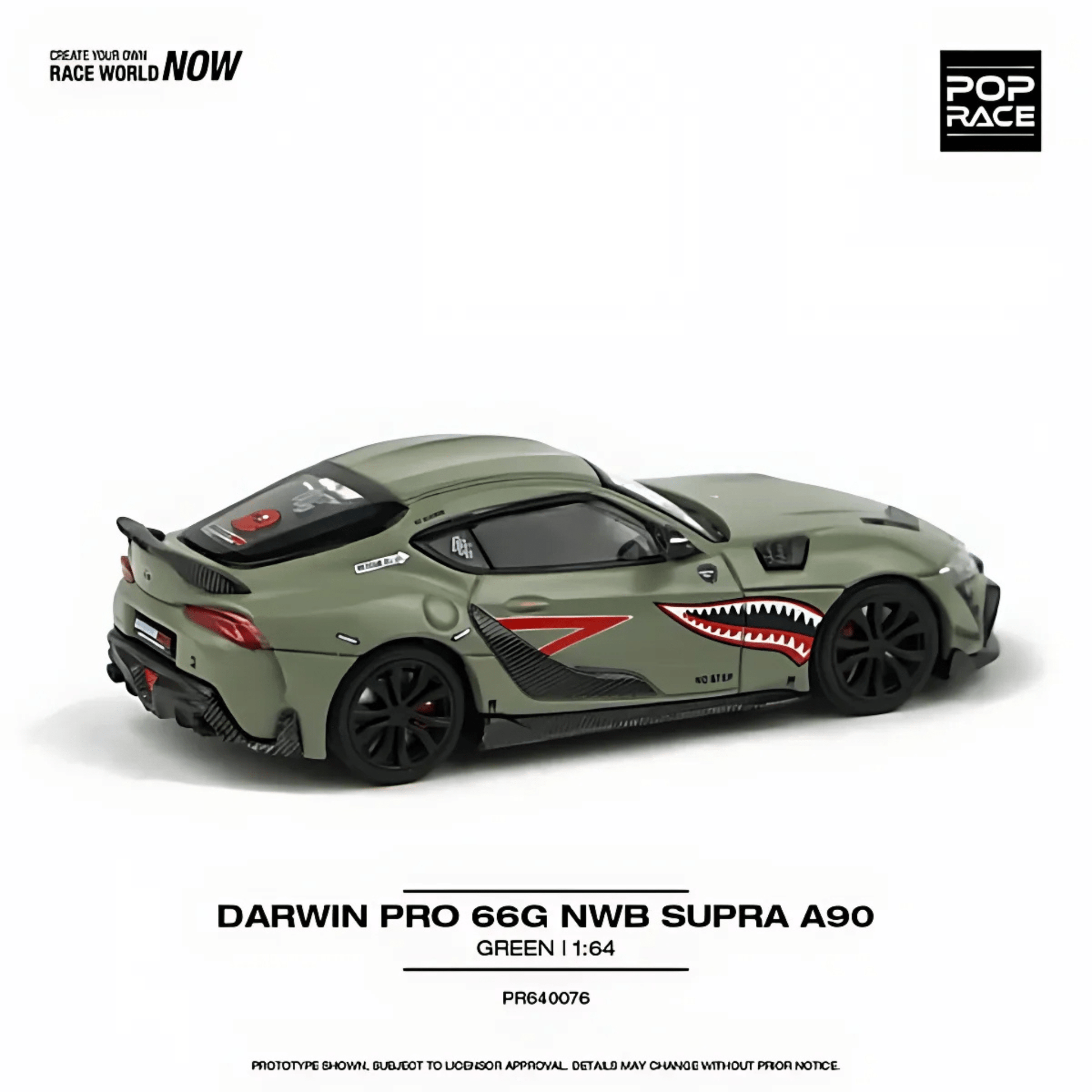 Toyota supra A90 Darwin Pro 66G NWB Vert Pop Race 1/64 - PR640076