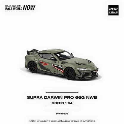 Toyota supra A90 Darwin Pro 66G NWB Vert Pop Race 1/64 - PR640076