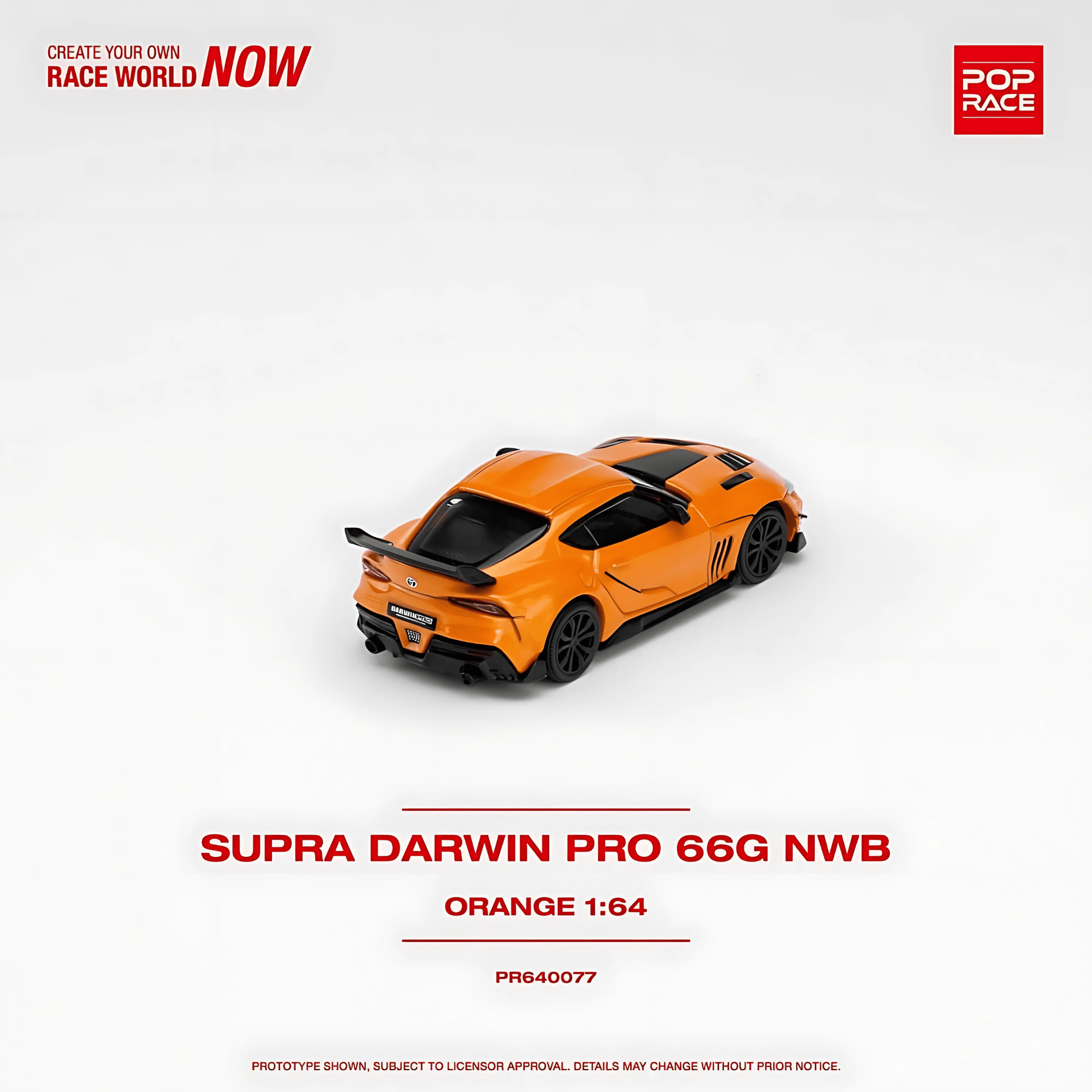 Toyota Supra Darwin Pro 66G NWB Pop Race 1/64 - PR640077