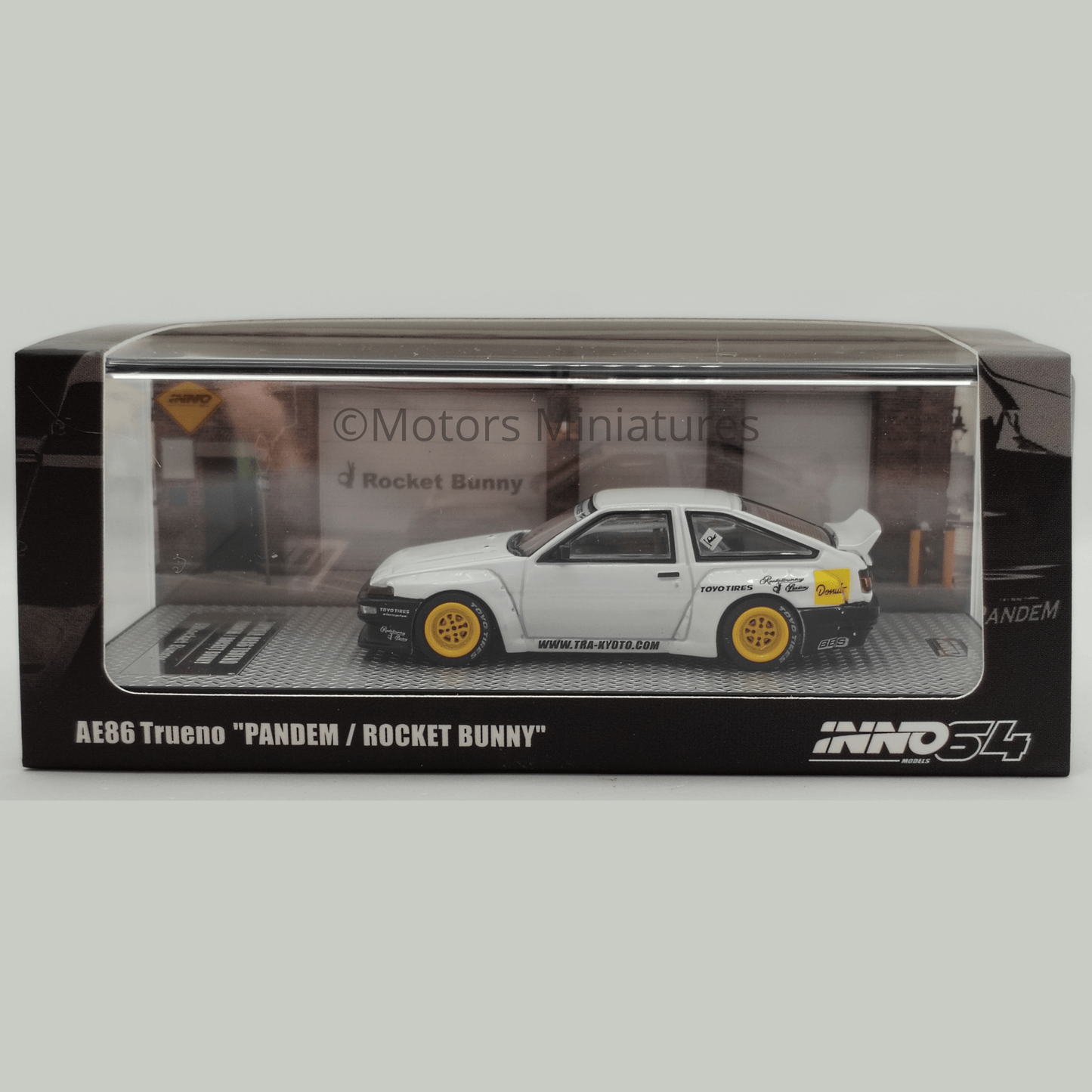 Toyota Trueno AE86 Pandem Rocket Bunny Inno64 1/64 - IN64 - AE86P - WHI