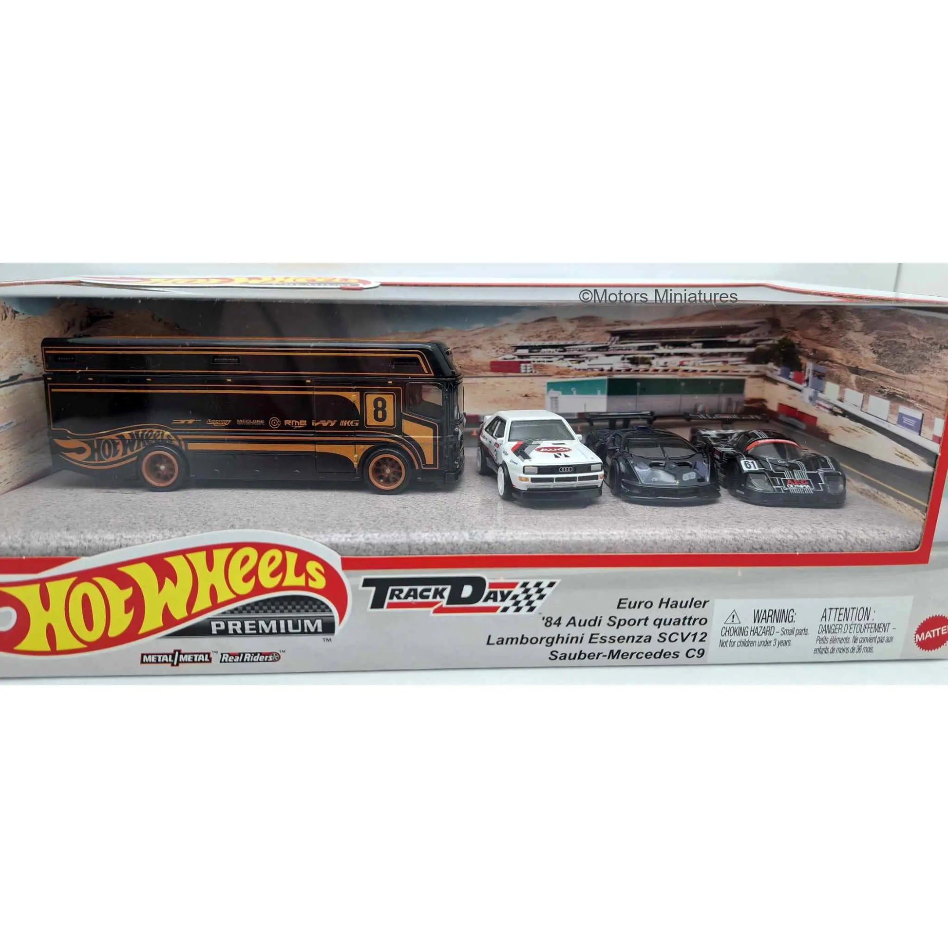 Track Day Premium Set #13 Hotwheels 1/64 | Motors Miniatures