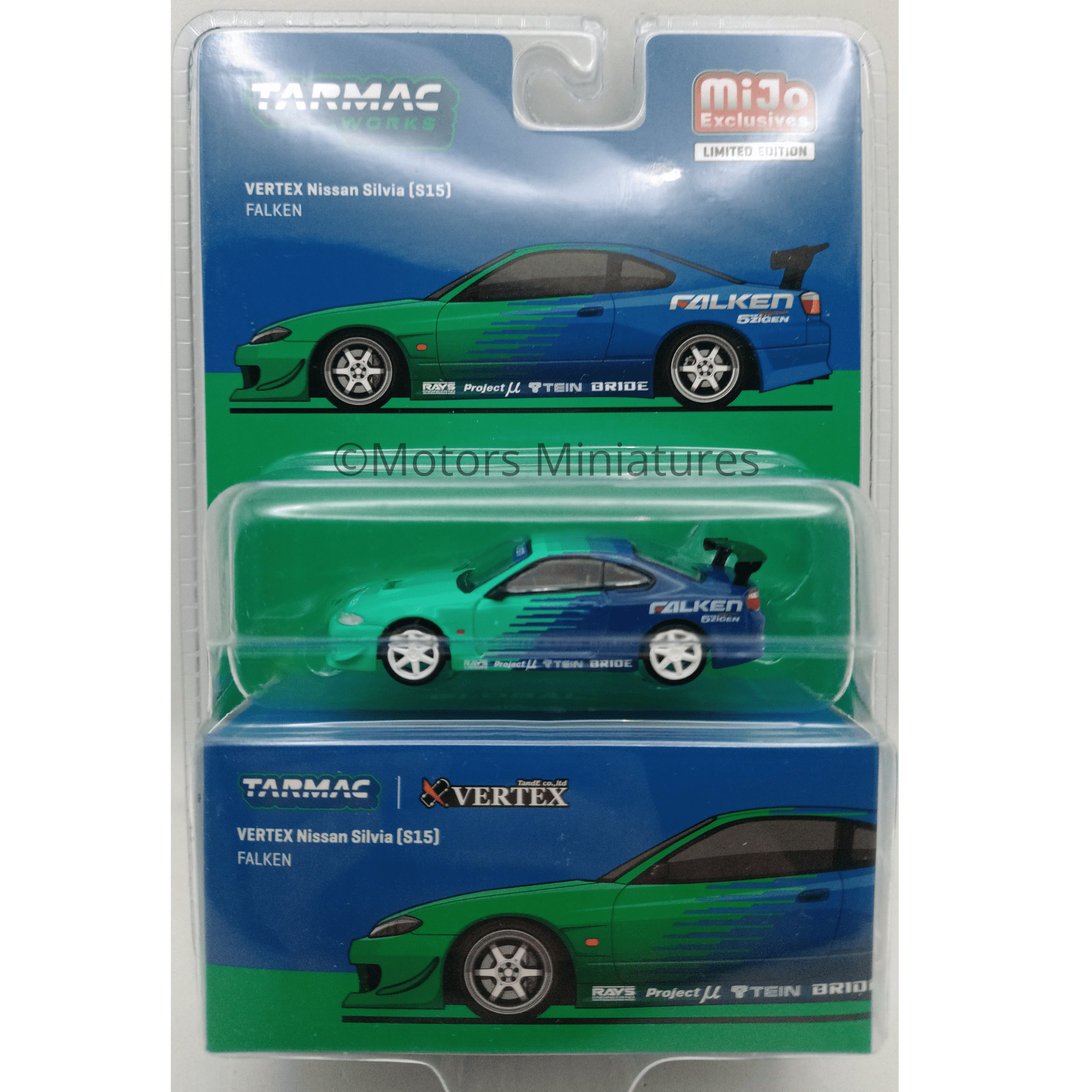 Vertex Nissan Silvia S15 Falken Tarmac Works 1/64 - T64G - 023 - FA