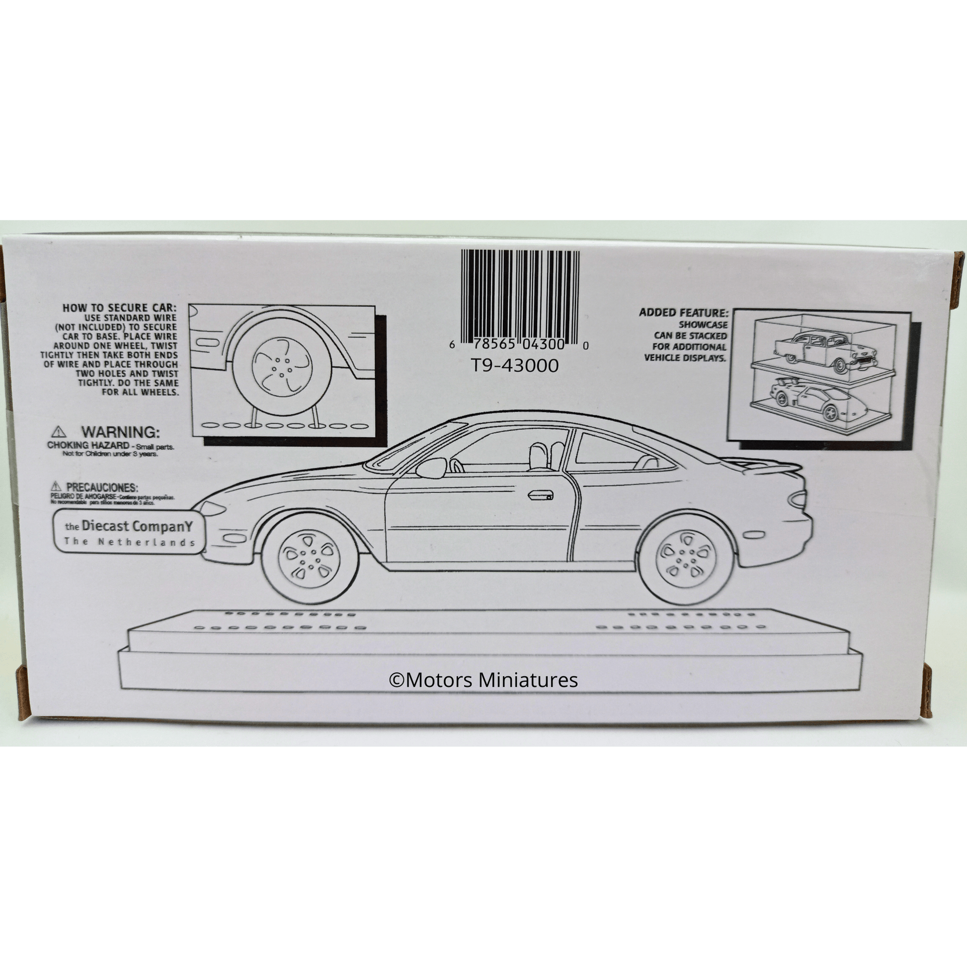 Vitrine pour modèles réduits à l'échelle 1/43 Triple9 - T9 - 43000