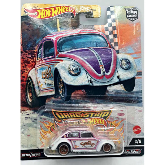 Volkswagen Classic Bug Dragstrip series 2 Hotwheels 1/64 | Motors Miniatures