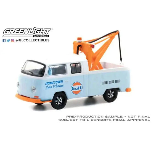 Volkswagen Double Cab pick-up Gulf 1969 Blue Collar Collection Series 10 Greenlight 1/64 - gl35220B