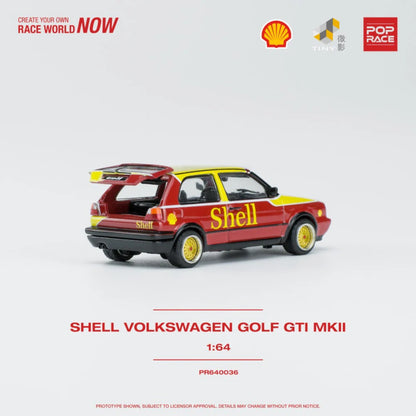 Volkswagen Golf GTI MKII Shell Pop Race 1/64 - PR640036