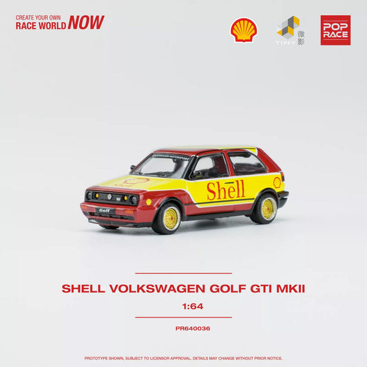 Volkswagen Golf GTI MKII Shell Pop Race 1/64 - PR640036