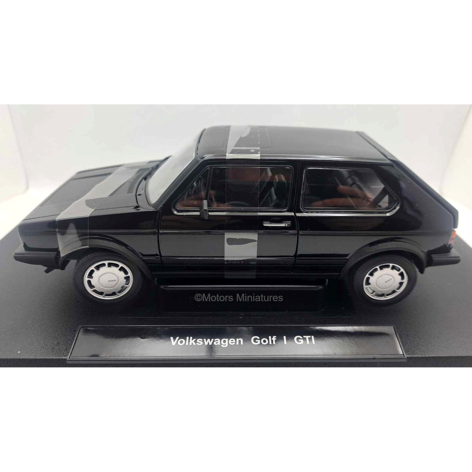 Volkswagen Golf I GTi Black Welly 1/18 - welly18039bk
