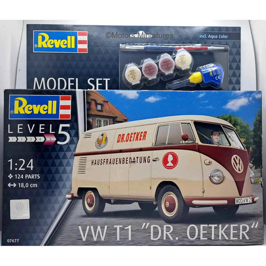 Volkswagen T1 DR Oetker Modelkit Revell 1/24 - revell67677